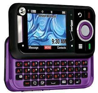 Motorola Rival A455   Purple (Verizon) Cellular Phone