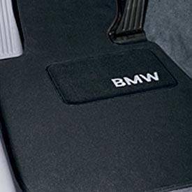BMW OEM Black Carpeted Floor Mats w/Heel Pad E90 3 Series Sedans 