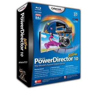 Cyberlink POWER DIRECTOR 10 Ultra Video & Movie Editing