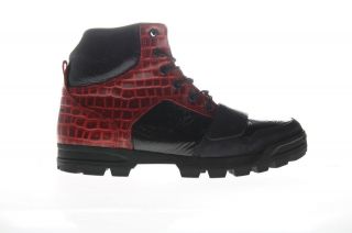 Creative Recreation Dio Mid Black/Red Mens Casual Boots BCR4M49