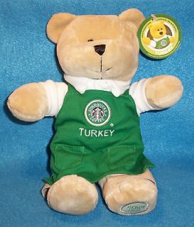 Starbucks Bearista Turkey 2007 Destination Series Bear 29th Edition 
