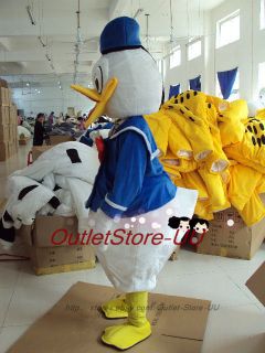 Donald Duck Costume Disney Character Adult Size Cartoon Dress 