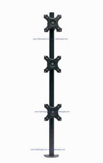 Vertical Triple Monitor Stand hold upto 3 24 Monitors