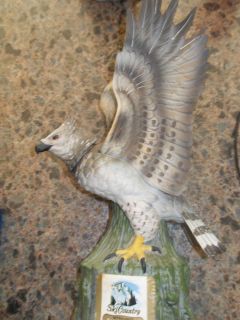 Vintage collectible Ski Country Harpy Eagle 1973 whiskey decanter