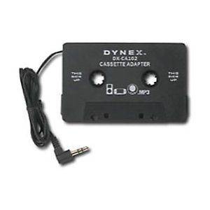 Dynex DX CA102 Car Universal Cassette Adapter for MP3 IPOD CD DVD 