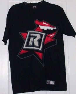 WWE Edge R (mouth) Adult Size Black Shirt D/S