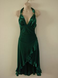emerald green dress in Dresses