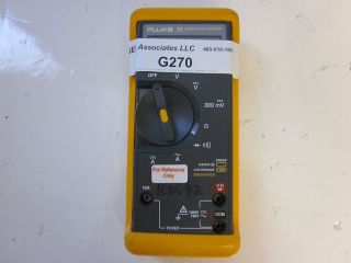 Fluke 73 Series II True RMS Multimeter with Fixed/Straight Test Leads