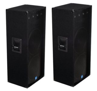 NEW GEMINI GSM 3250 DJ Dual 15 Subs PA Speakers
