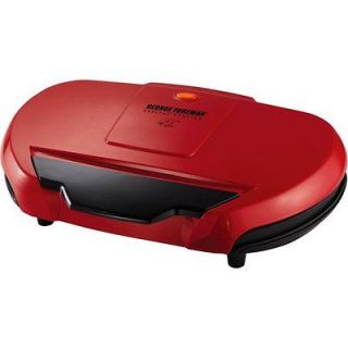 George Foreman GR144R Grand Champ Family Sized Grill, Red