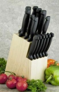 45pc Ever Sharp Stainless Steel Kitchen Cutlery Knife Gift Set NEW