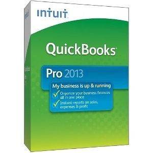 Intuit QuickBooks Pro 2013 BRAND NEW IN BOX Sealed RETAIL VERSION 