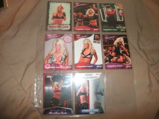 TNA Wrestling Angelina Love 8 Trading Card Lot The Beautiful People
