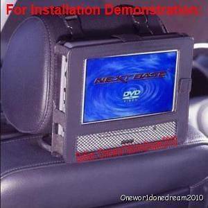 New Car Headrest Mount Holder for 9 inch Screen Portable DVD Player 