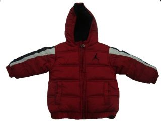 Brand New Nike Jordan Baby Boys Puffer Hooded Jacket Size 2&3 Years 