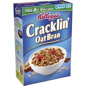 Kelloggs Cracklin Oat Bran Cereal 17 oz