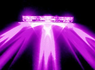   Black ULTRA SUPER BRIGHT LAZER LIGHT PC Computer MOD by Logisys Purple