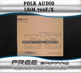 New Open Box Polk Audio LSi M702F/X Home Surround Sound Speaker 
