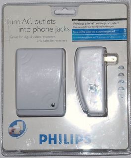 PHILIPS PH0900 WIRELESS PHONE JACK COMPATIBLE WITH MAGIC JACK TIVO FAX 
