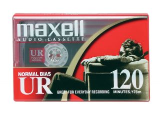 Audio Cassette Tapes Maxell UR 120 Voice Grade Normal Bias in 50 Lot 