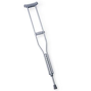 Medline Standard Aluminum Crutches, 1 Pair