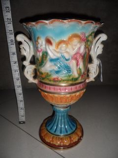 Norleans Antique Tall Vase Hand Made in Italy 11 1/2