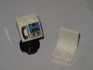 Lego Basic REplacement Telephone Chair Bricks Parts Pieces
