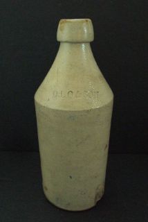 Antique Salt Glaze Stoneware D.L.Ormsby Beer Bottle