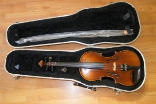 OLD ANTIQUE VIOLIN 3/4 READY TO PLAY INCLUDES BOW & CASE 