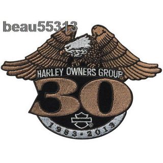 HARLEY OWNERS GROUP 110th 30th 1983   2013 ANNIVERSARY HOG VEST JACKET 