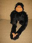 Animal Alley Black Monkey Short Legs Long Velcro Arms Stuffed Animal 