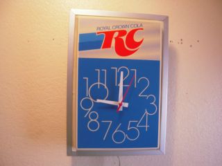   Royal Crown Cola/Nehi Wall Electric Light Clock by Mirro Company WORKS