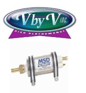 MSD 2225 Inline High Pressure Electric Fuel Pump 43 gph