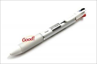 Pentel Rolly C4 4 Color Ballpoint Multi Pen   White  