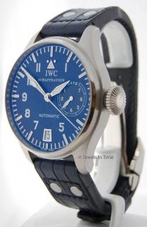 IWC Big Pilot 5002 Platinum Limited Edition Blue Dial Watch JEWELS IN 