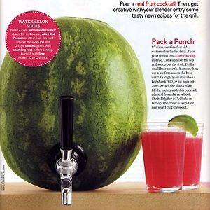 Watermelon Keg Cocktail Dispenser Kit  Food Network Mag