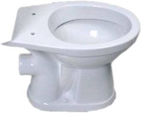 Saniflo 003 Round White Toilet Bowl Only For Macerator Saniplus 