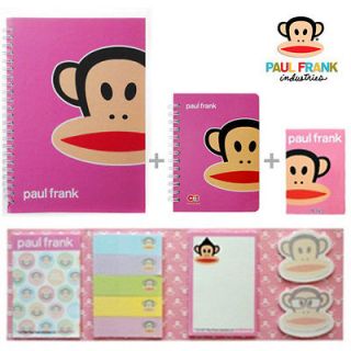   Julius stationery set Vol.2(Pink)_Notebook,Notepad,Sticky post it set