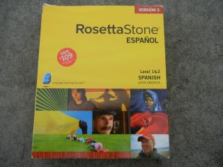 Rosetta Stone Espanol. Level 1&2 Spanish Latin America