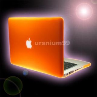   Case Plastic Orange 13 13.3 Apple MacBook Pro Laptop Notebook Mac