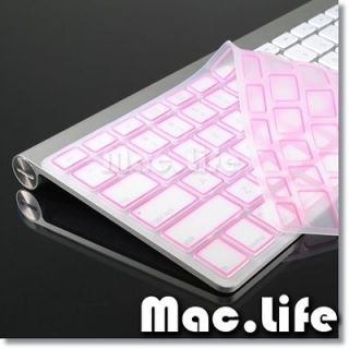 NEW ARRIVAL PINK Silicone Cover Skin for APPLE Wireless Keyboard