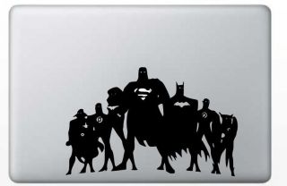 Apple Macbook Mac Laptop Marvel DC Superman Batman Sticker Decal 
