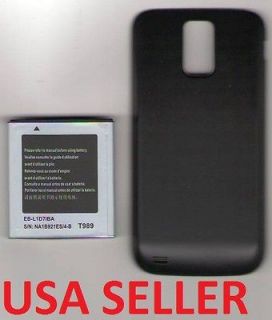 NEW BATTERY FOR SAMSUNG T989 GALAXY S2 S 2 TMOBILE EXTENDED + DOOR 