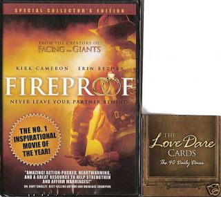 Fireproof DVD The Movie + Love Dare Cards in a Box (40 DayS) Combo Set