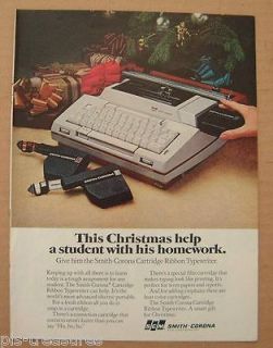 smith corona typewriter in Advertising