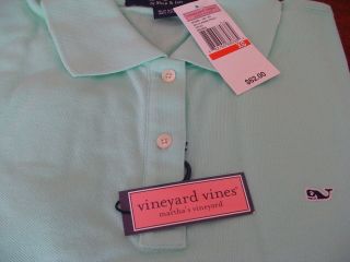 NWT Vineyard Vines Womens Polo Shirt ~ Extra Small ~ Green ~ XS