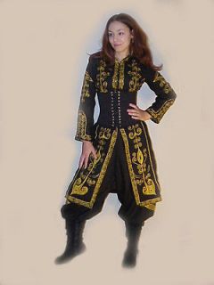 RENAISSANCE Elizabeth Swann Embroidered Authentic Costume Pirate 