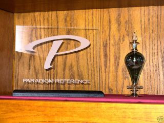 PARADIGM REFERENCE ETCHED GLASS HOME THEATER SIGN