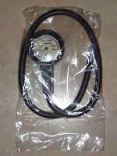 Sherwood 4500 PSI Pressure Gauge with Protective Boot and High 