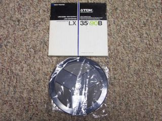 TDK LX3590B 7 Quality Tested Reel to Reel Pro Tape